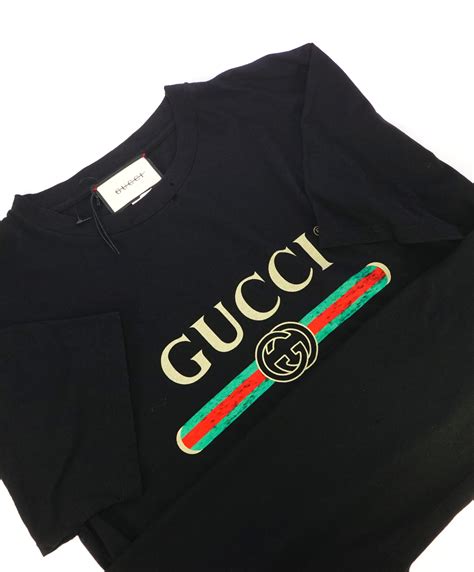 gucci double g t shirt|old Gucci emblem.